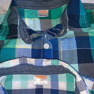 Two Gymboree shirts and Abercrombie kids jeans